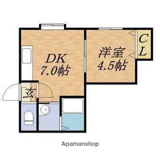 フォレストイン麻生【103号室】の間取り