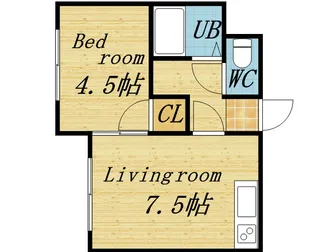 メゾンロベ36【301号室】の間取り