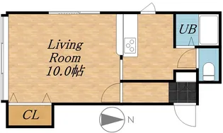 ル・サーフ【103号室】の間取り