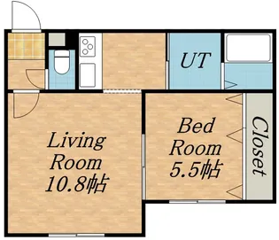 パストラーレ円山【2階】の間取り