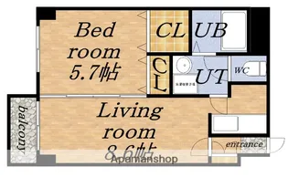 サントピア北大【303号室】の間取り