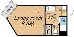 1Kの間取り画像