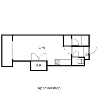 ララ・フランセ宮の森【203号室】の間取り
