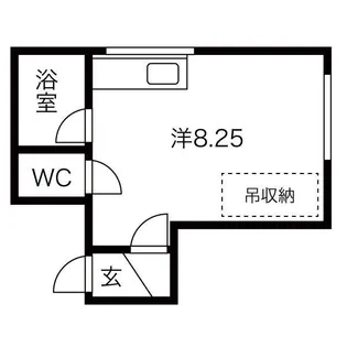 OKマンション【2号室】の間取り