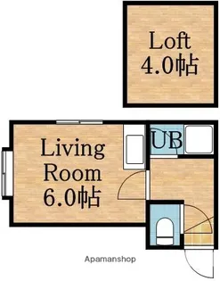 アップルハウス北19条【103号室】の間取り
