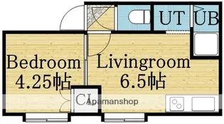JPコート元町Ⅱ【102号室】の間取り