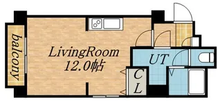 クレアシオン桑園Ⅱ【7階】の間取り