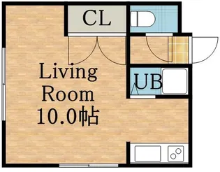 パレス栄町【203号室】の間取り