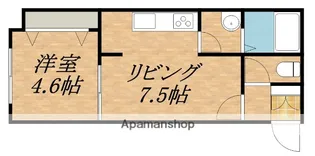 大石ビル【4階】の間取り