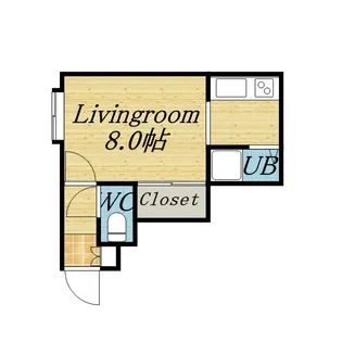 ノースペガサス弐番館【205号室】の間取り