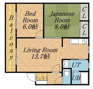 フラワー西尾【B3階号室】の間取り