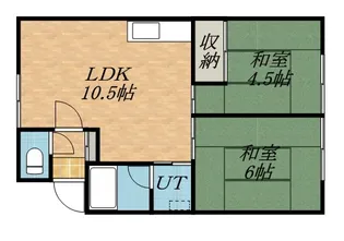 一条ハイツ【6号室】の間取り