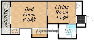 ノースタウンハウス【422号室】の間取り