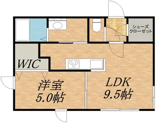 Alice【3階】の間取り