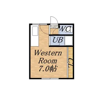 シンエービル【405号室】の間取り