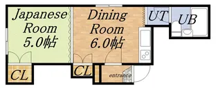 コーポ西武【215号室】の間取り