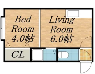 アルファキューブ1【3号室】の間取り