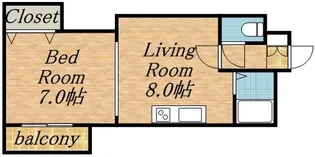 イーホライズン桑園【6階】の間取り