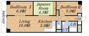 ブリストル【201号室】の間取り