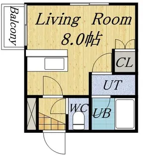 ラリューシュ元町【403号室】の間取り