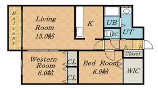 グリーンコート【7階】の間取り