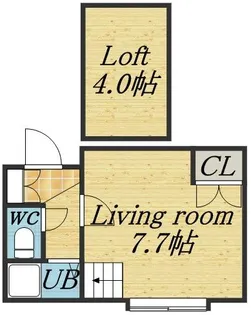 アップルハウス北17条【206号室】の間取り