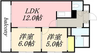 ノーステリア【106号室】の間取り