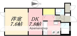 スカイパレス【205号室】の間取り