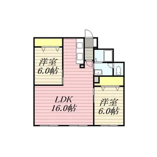 手稲パークビル【2階】の間取り