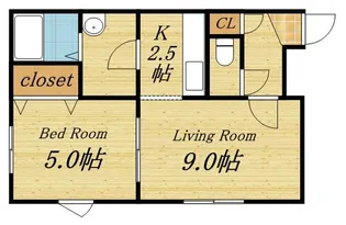 ステージノア北円山【401号室】の間取り
