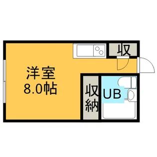 シャンボール札幌【1009号室】の間取り