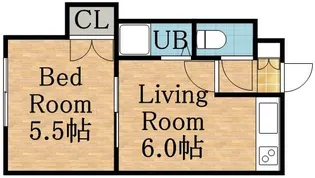 サニープレイスN33【501号室】の間取り