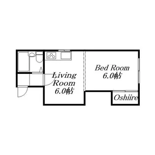 メゾンドパーク【205号室】の間取り
