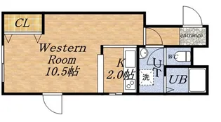 サザンシティ弐番館【117号室】の間取り