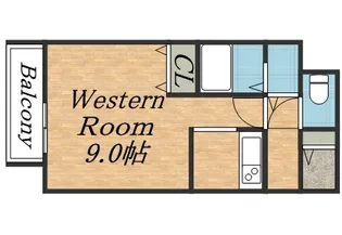 フェリスカーサN20【6階】の間取り