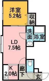パラ・シェンプレN45【106号室】の間取り