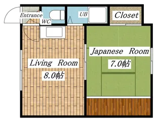 マンション大雪【6号室】の間取り