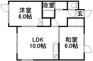 レジデンスN30【302号室】の間取り