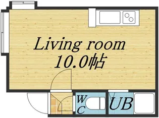 AMS76A【101号室】の間取り