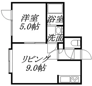 オルセット【105号室】の間取り