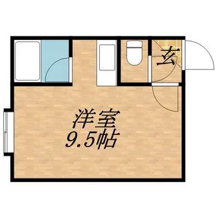瀬比亜館北14条【202号室】の間取り