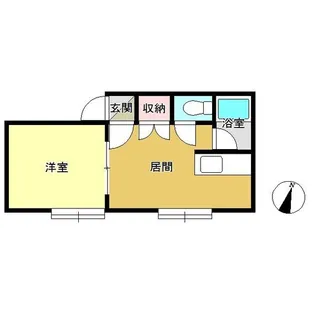 メゾン・ル・ヴェール【201号室】の間取り