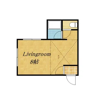 シティーコート嶺【205号室】の間取り