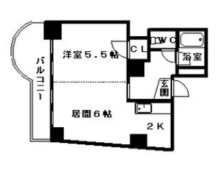 南1西18ビル【00705号室】の間取り