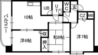 3LDKの間取り画像