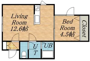クレインズ7【2階】の間取り