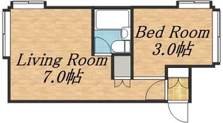 カーサチェリベⅡ【B-2号室】の間取り