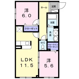 カーサグランデⅡ【1階】の間取り