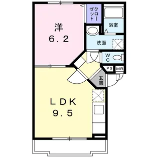 ユートピア15【2階】の間取り