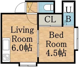 エルパラシオA【2号室】の間取り